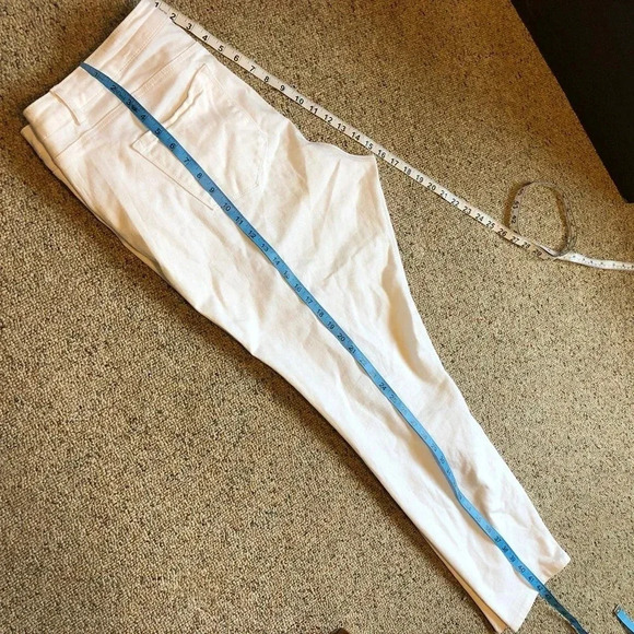 Wax Jeans Mid Rise Distressed skinny white women Plus Size 20 Pockets - Picture 4 of 12